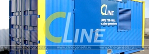 Дизельная электростанция Cline СС500 в контейнерном исполнении для торгово-развлекательного комплекса...