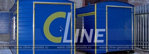 Дизельные электростанции Cline СС500 в контейнерном исполнении для производственного предприятия...